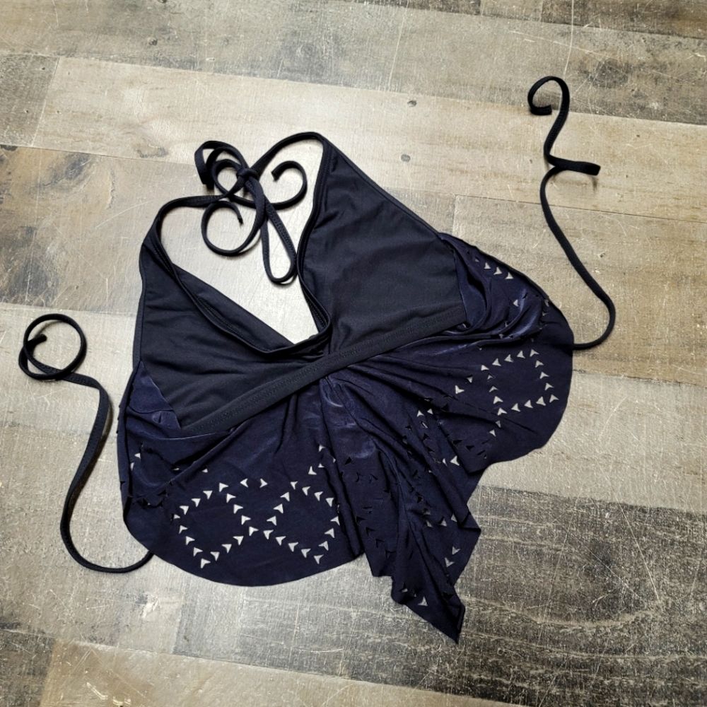 L*Space black bikini top size small